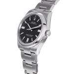 Montre d'occasion ROLEX Oyster Perpetual mixte mouvement automatique certifié (cosc) bracelet acier - vue D2