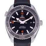 Montre d'occasion OMEGA Seamaster Planet Ocean 600m homme automatique bracelet caoutchouc - vue D1