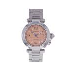 Montre d'occasion CARTIER Pasha C femme automatique bracelet acier - vue 1
