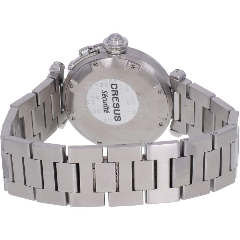 Montre d'occasion CARTIER Pasha C femme automatique bracelet acier - vue 3