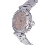 Montre d'occasion CARTIER Pasha C femme automatique bracelet acier - vue D2
