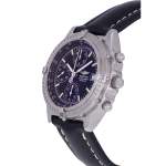 Montre d'occasion BREITLING Chronomat Blackbird homme automatique bracelet cuir cresus - vue D2