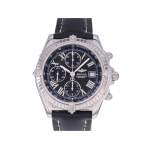 Montre d'occasion BREITLING Crosswind Chronographe homme automatique bracelet cuir cresus - vue 1