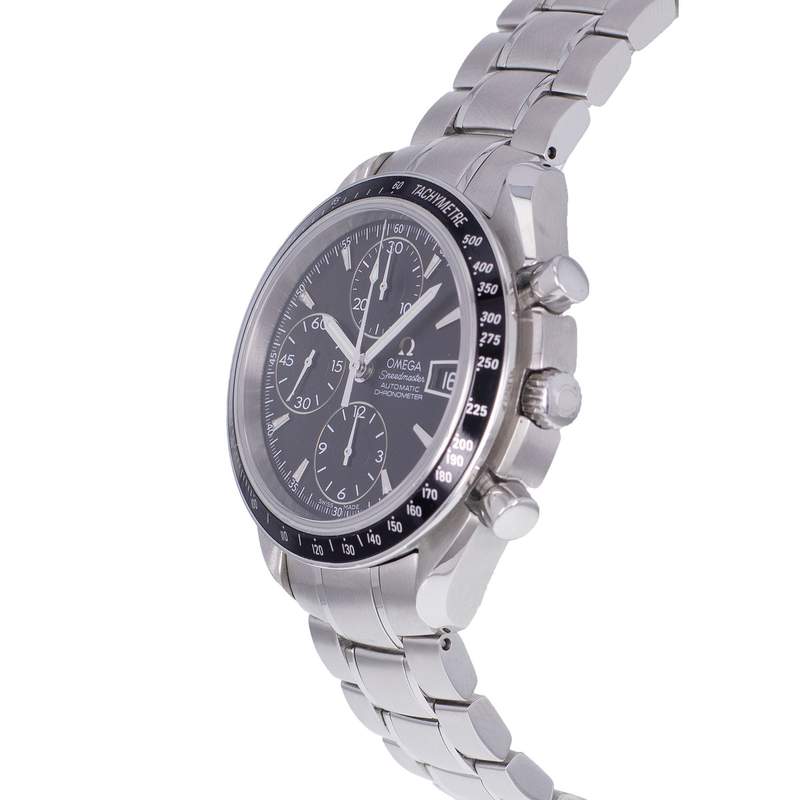 Montre d'occasion OMEGA Speedmaster Date Automatique homme automatique bracelet acier - vue D2