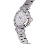 Montre d'occasion CARTIER Pasha C Grande Date mixte automatique bracelet acier - vue D2