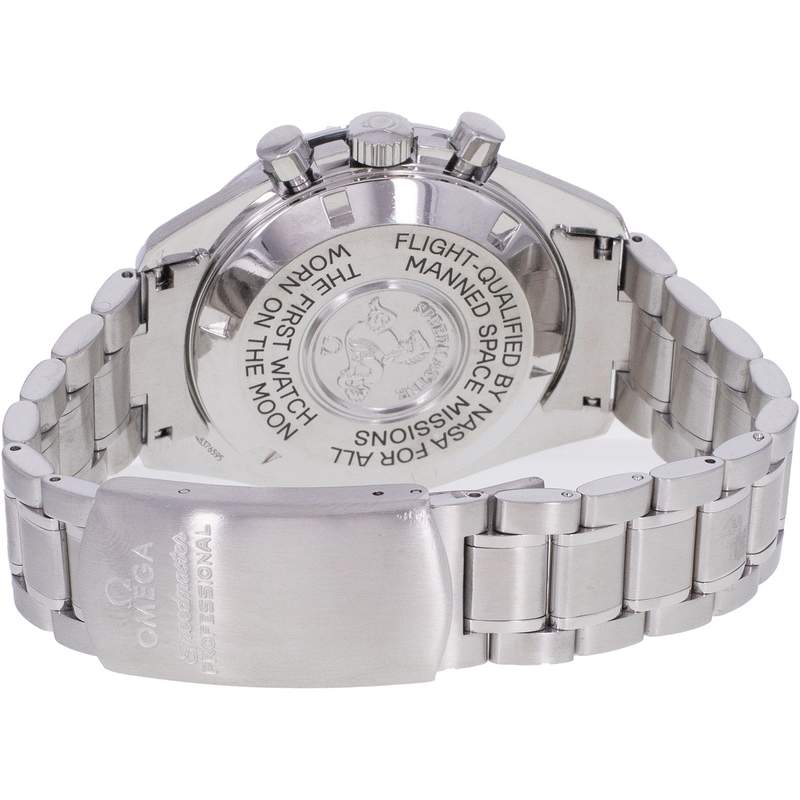 Montre d'occasion OMEGA Speedmaster Moonwatch homme mécanique bracelet acier - vue 3