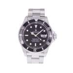 Montre d'occasion ROLEX Submariner Date homme mouvement automatique certifié (cosc) bracelet acier - vue 1