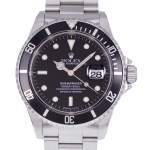 Montre d'occasion ROLEX Submariner Date homme mouvement automatique certifié (cosc) bracelet acier - vue D1