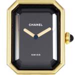 Montre d'occasion CHANEL Première L femme quartz bracelet plaqué or - vue D1
