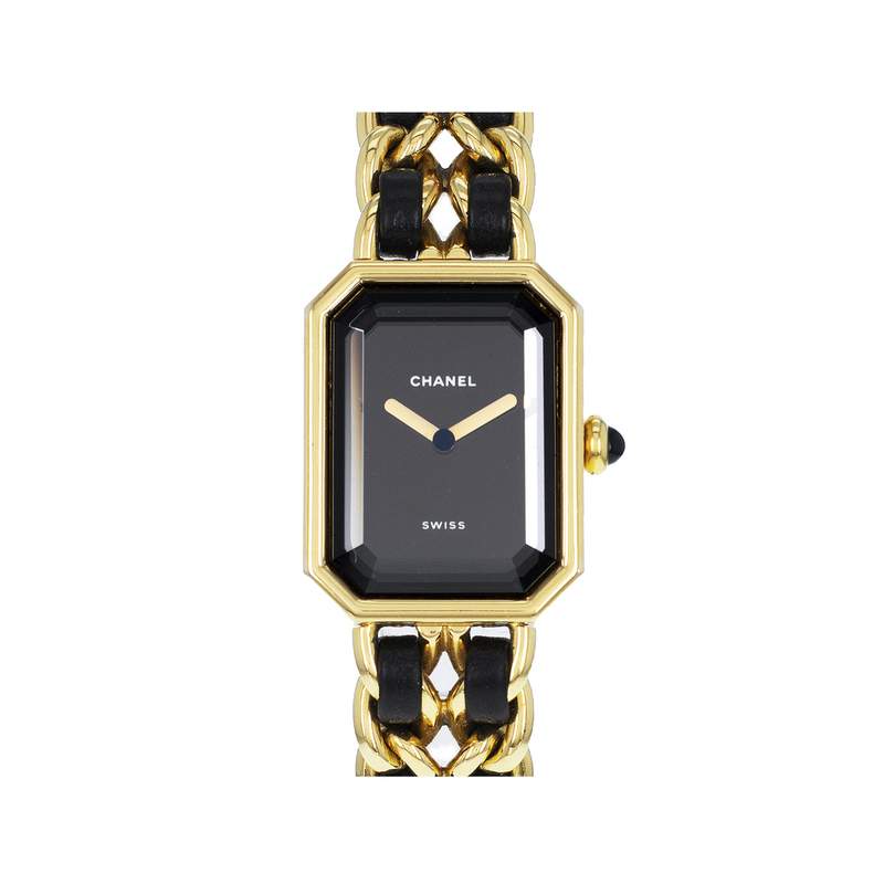 Montre d'occasion CHANEL Première L femme quartz bracelet plaqué or - vue 1