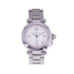 Montre d'occasion CARTIER Pasha C femme automatique bracelet acier - vue 1