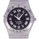 Montre d'occasion OMEGA Constellation Millenium homme automatique bracelet acier - vue D1