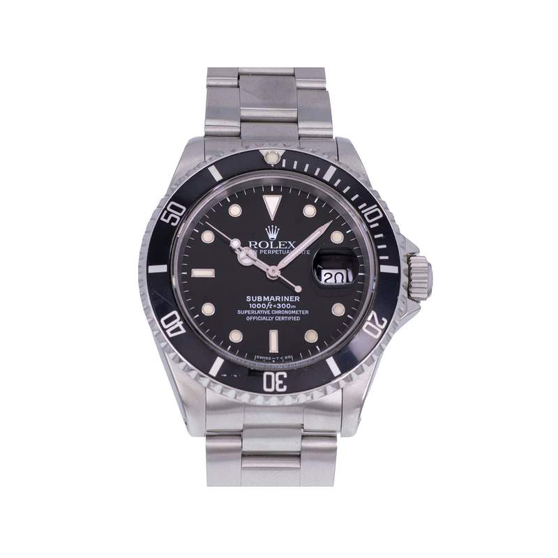 Montre d'occasion ROLEX Submariner Date homme automatique bracelet acier - vue 1