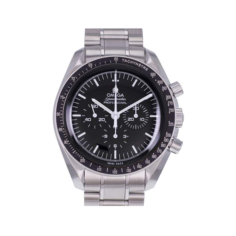 Montre d'occasion OMEGA Speedmaster Moonwatch homme mécanique bracelet acier - vue 1