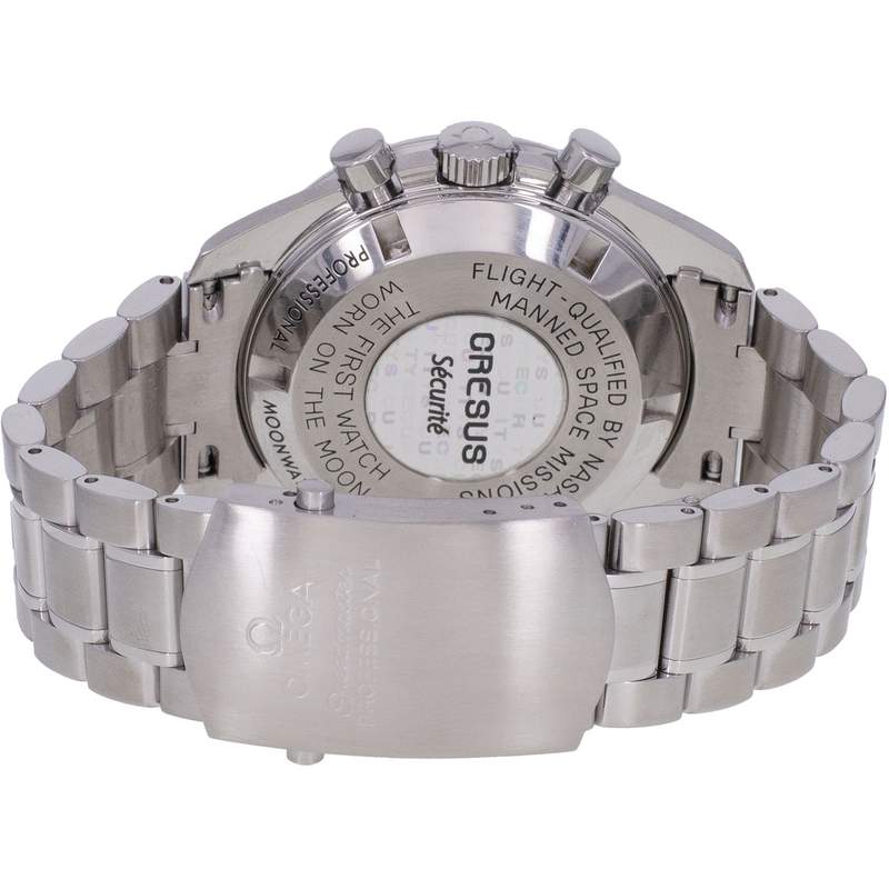Montre d'occasion OMEGA Speedmaster Moonwatch homme mécanique bracelet acier - vue 3