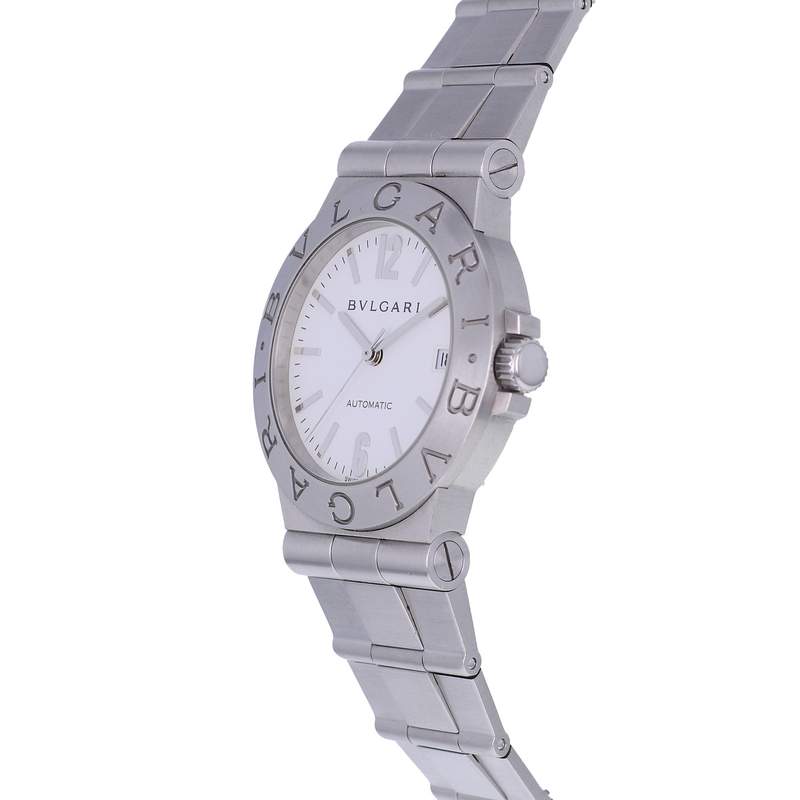 Montre d'occasion BULGARI Diagono mixte automatique bracelet acier - vue D2
