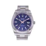Montre d'occasion ROLEX DateJust 41 homme mouvement automatique certifié (cosc) bracelet acier - vue 1