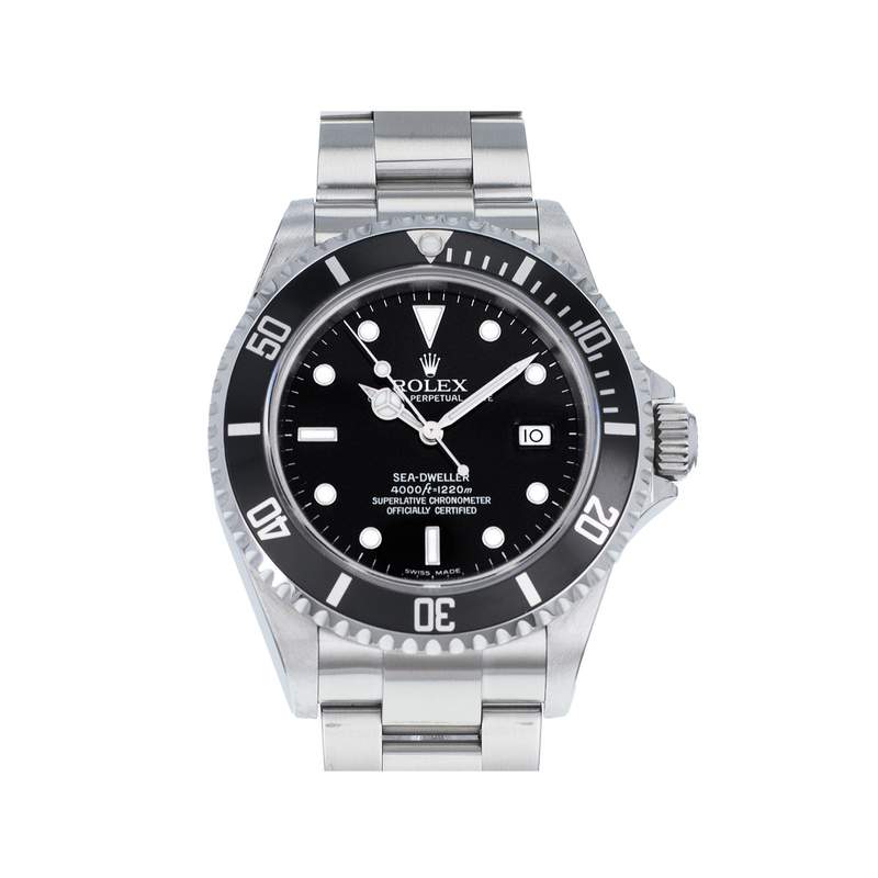 Montre d'occasion ROLEX Sea-Dweller 4000 homme mouvement automatique certifié (cosc) bracelet acier - vue 1