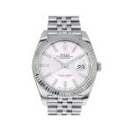 Montre d'occasion ROLEX Air King Precision mixte automatique bracelet acier - vue 1