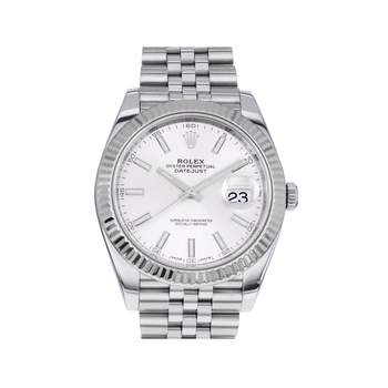 Montre d'occasion ROLEX Air King Precision mixte automatique bracelet acier