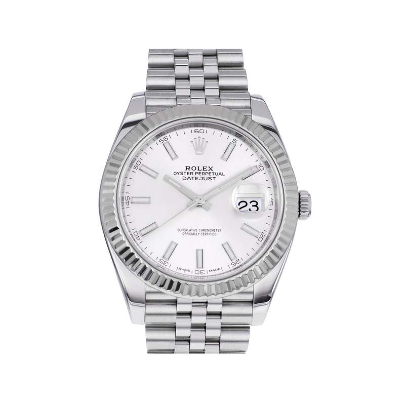 Montre d'occasion ROLEX Air King Precision mixte automatique bracelet acier - vue 1