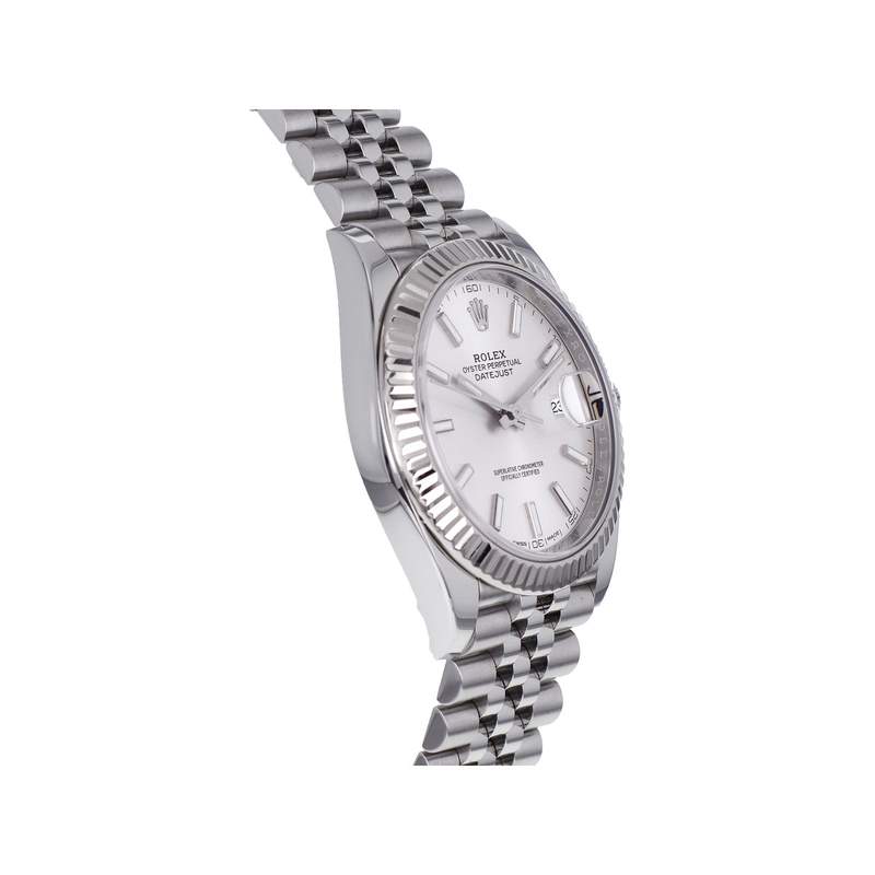 Montre d'occasion ROLEX Air King Precision mixte automatique bracelet acier - vue 2