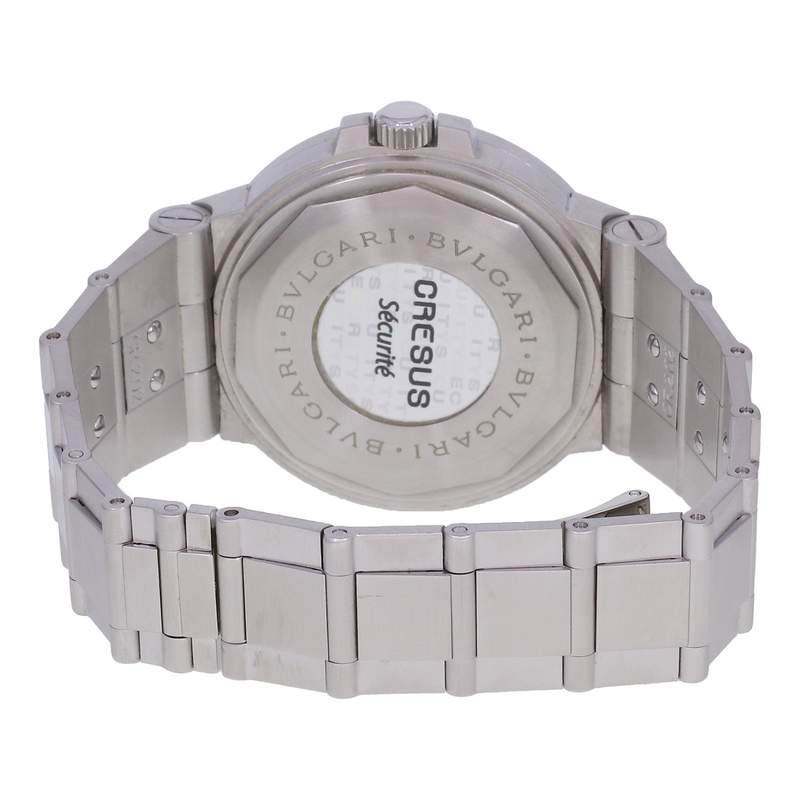 Montre d'occasion BULGARI Diagono mixte automatique bracelet acier - vue 3