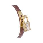 Montre d'occasion HERMES Kelly Lock femme quartz bracelet cuir cresus - vue 2