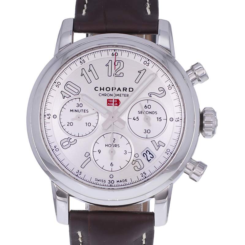 Montre d'occasion CHOPARD Mille Miglia Chronographe homme automatique bracelet cuir cresus - vue D1