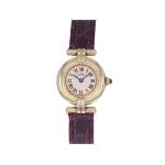Montre d'occasion CARTIER Must Colisée femme quartz bracelet cuir cresus - vue 1