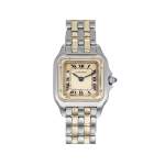 Montre d'occasion CARTIER Panthère PM femme quartz bracelet or jaune 750/000 et acier - vue 1