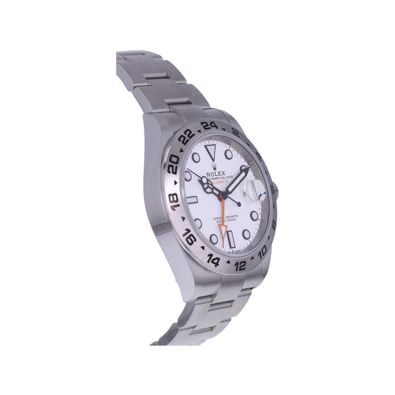 Montre d'occasion ROLEX Explorer II homme mouvement automatique certifié (cosc) bracelet acier - vue 2