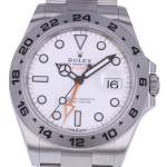 Montre d'occasion ROLEX Explorer II homme mouvement automatique certifié (cosc) bracelet acier - vue D1