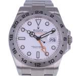 Montre d'occasion ROLEX Explorer II homme mouvement automatique certifié (cosc) bracelet acier - vue D1