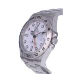 Montre d'occasion ROLEX Explorer II homme mouvement automatique certifié (cosc) bracelet acier - vue D2