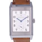Montre d'occasion JAEGER LECOULTRE Reverso Grande Taille homme mécanique bracelet cuir cresus - vue D1