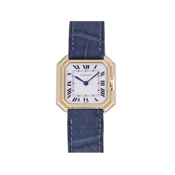 Montre d'occasion CARTIER Ceinture mixte mécanique bracelet cuir d'origine