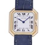 Montre d'occasion CARTIER Ceinture mixte mécanique bracelet cuir d'origine - vue D1
