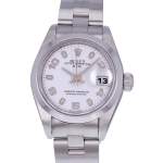 Montre d'occasion ROLEX Date Lady femme mouvement automatique certifié (cosc) bracelet acier - vue D1