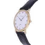 Montre d'occasion PATEK PHILIPPE Calatrava homme mécanique bracelet cuir cresus - vue D2