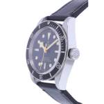 Montre d'occasion TUDOR Black Bay homme mouvement automatique certifié (cosc) bracelet cuir cresus - vue D2