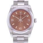 Montre d'occasion ROLEX Oyster Perpetual Medium femme automatique bracelet acier - vue D1