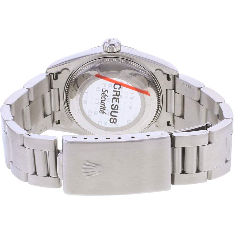 Montre d'occasion ROLEX Oyster Perpetual Medium femme automatique bracelet acier - vue 3