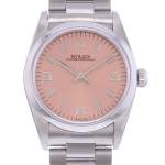 Montre d'occasion ROLEX Oyster Perpetual Medium femme automatique bracelet acier - vue D1