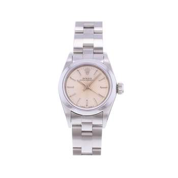 Montre d'occasion ROLEX Oyster Perpetual Lady femme automatique bracelet acier