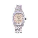 Montre d'occasion ROLEX DateJust Medium femme mouvement automatique certifié (cosc) bracelet acier - vue 1