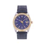 Montre d'occasion ROLEX DateJust Turn-O-Graph homme mouvement automatique certifié (cosc) bracelet cuir cresus - vue 1