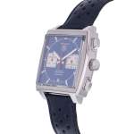 Montre d'occasion TAG HEUER Monaco Steve McQueen homme automatique bracelet cuir d'origine - vue D2