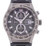 Montre d'occasion TAG HEUER Carrera Heuer 01 homme automatique bracelet caoutchouc - vue D1