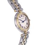 Montre d'occasion CARTIER Panthère Ronde femme quartz bracelet or jaune 750/000 et acier - vue 2